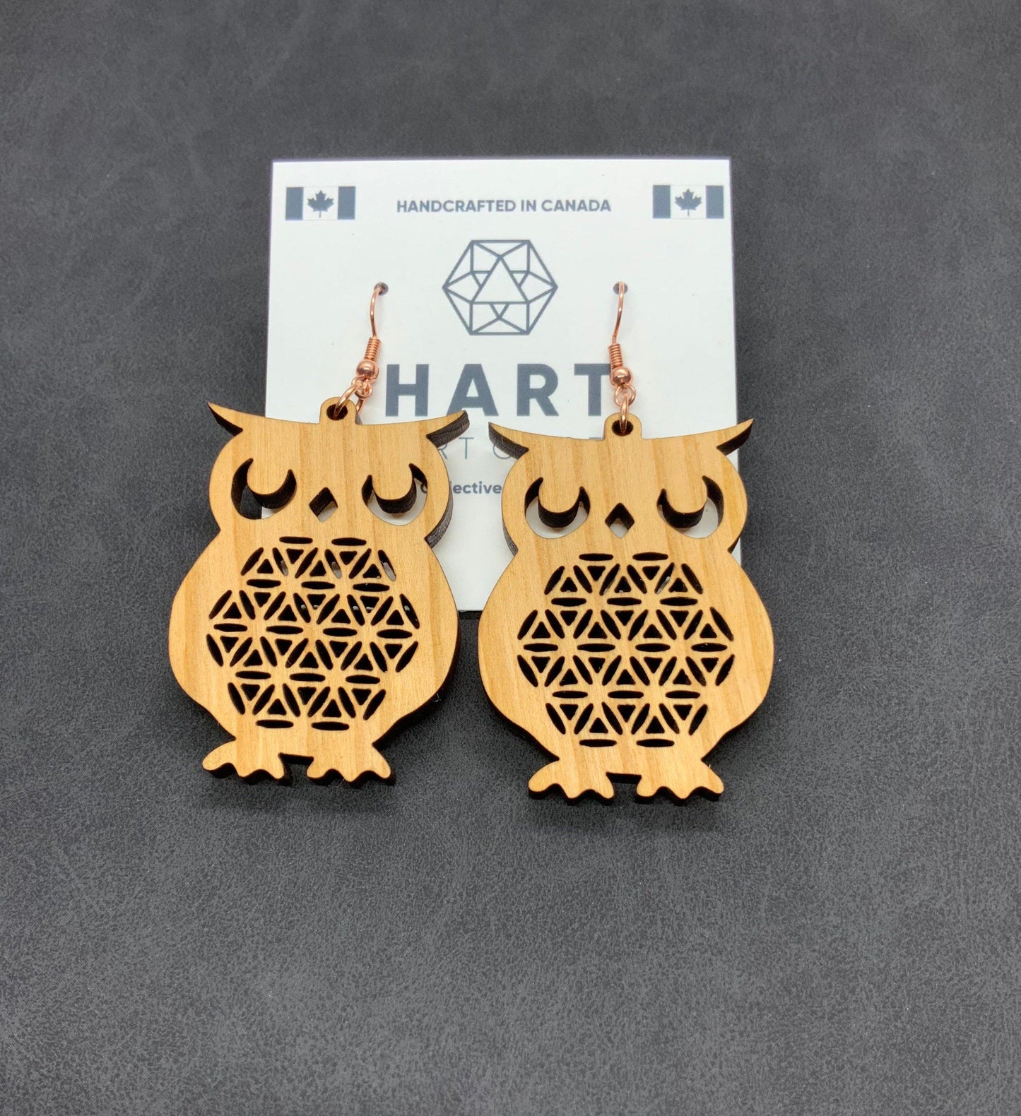 Owl of Life Earrings - HartApparel