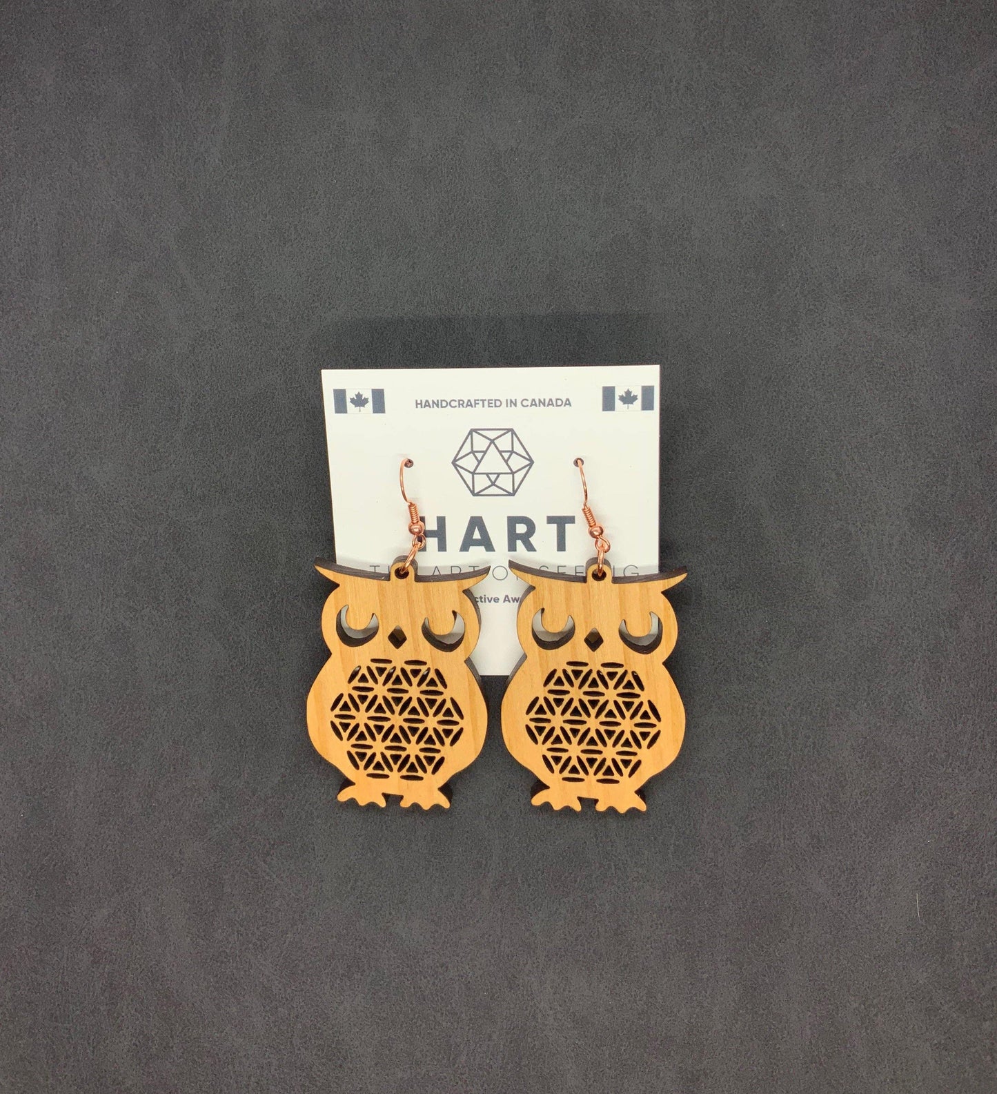 Owl of Life Earrings - HartApparel